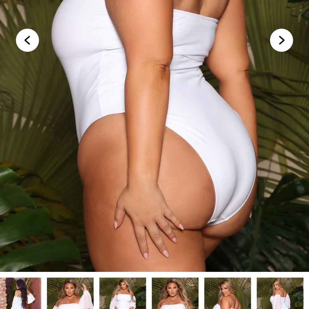 Spring Vacation Multi Way One Piece Swimsuit - White